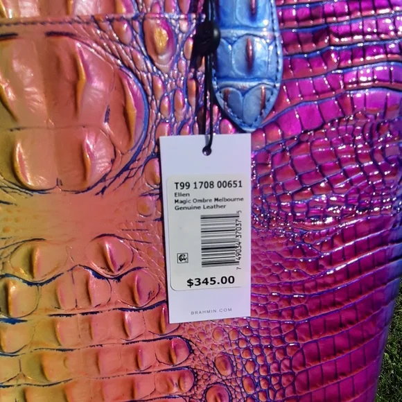 NWT Brahmin Ellen tote magic ombre
